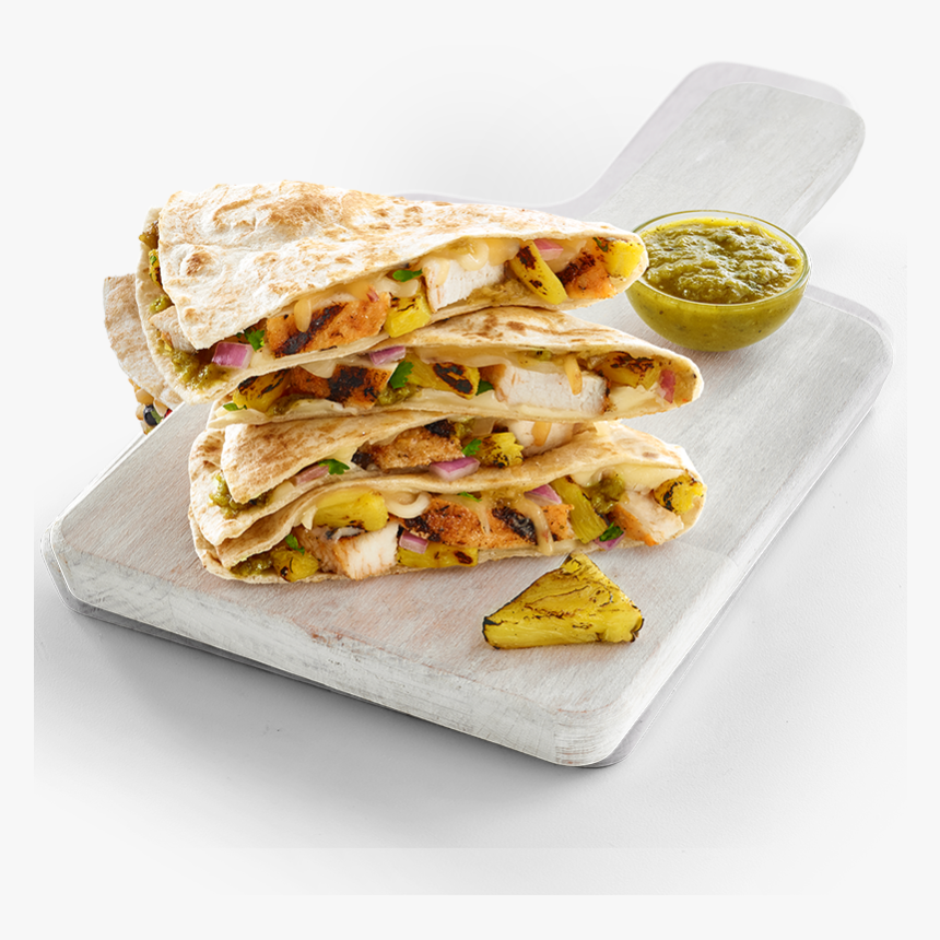 Island Chicken Quesadilla - Island Chicken Quesadilla Tropical Smoothie, HD Png Download, Free Download