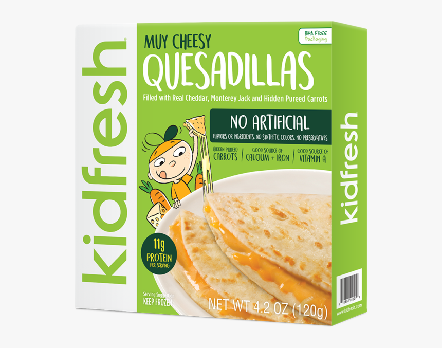 Kidfresh Muy Cheesy Quesadillas, HD Png Download, Free Download