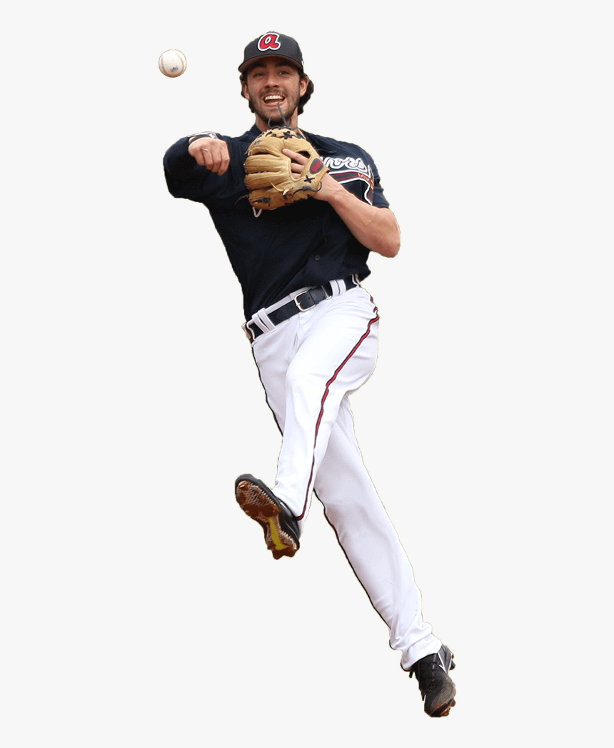 Dansby Swanson Throwing A Ball Png Image - Atlanta Braves Players Png, Transparent Png, Free Download