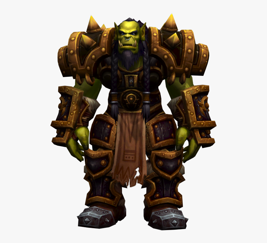 Background Warcraft Transparent - Thrall Model Warcraft 3, HD Png Download, Free Download