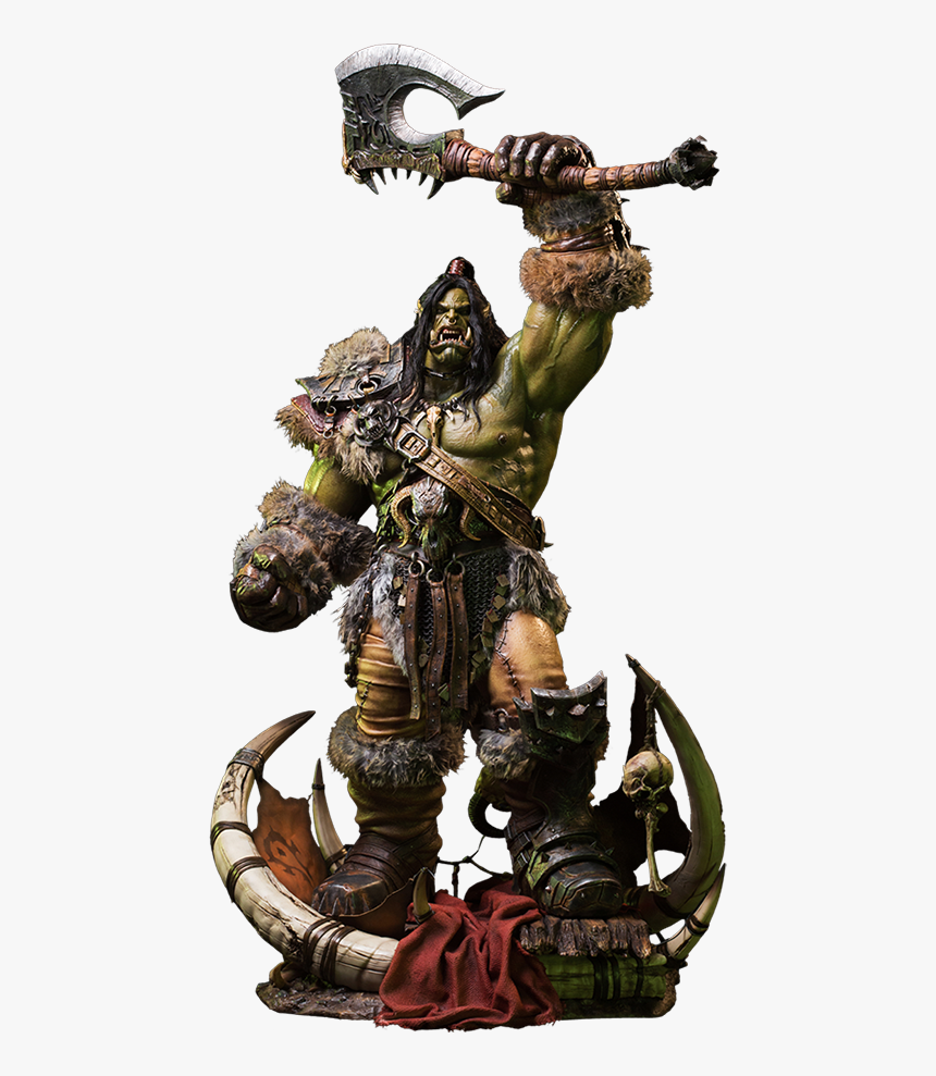 Grom Hellscream Action Figure, HD Png Download, Free Download