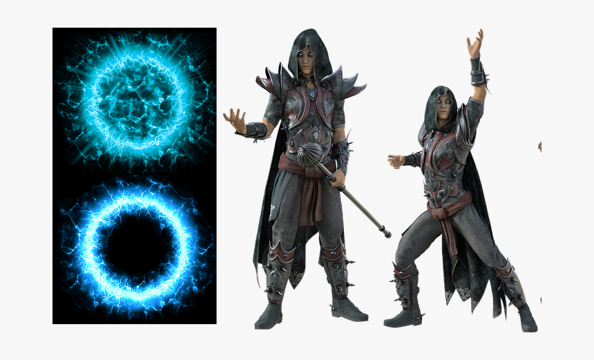 How To Level Efficiently In World Of Warcraft - Sorcerer Silhouette Png, Transparent Png, Free Download