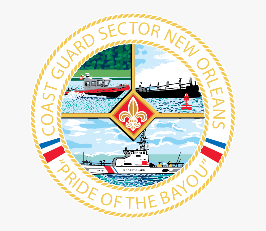 Transparent Us Coast Guard Logo Png - Coast Guard Sector New Orleans, Png Download, Free Download