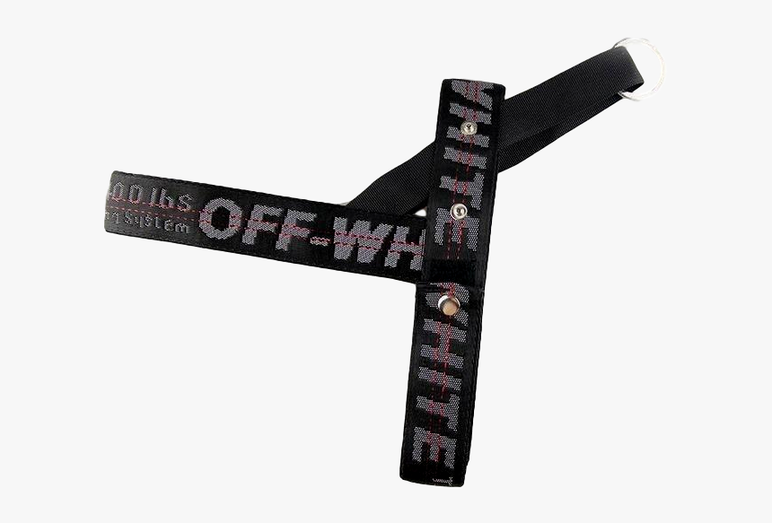 Woof-white Dog Harness & Leash - Off White Belt Transparent, HD Png Download, Free Download