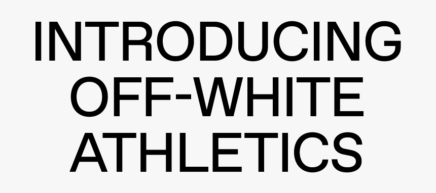 Introducing Off-white Athletics - Monochrome, HD Png Download, Free Download