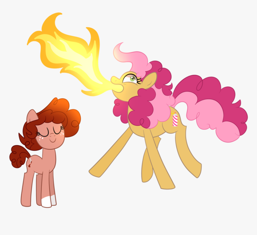 Ashiida, Earth Pony, Female, Fire, Fire Breath, Mare, - Cartoon, HD Png Download, Free Download