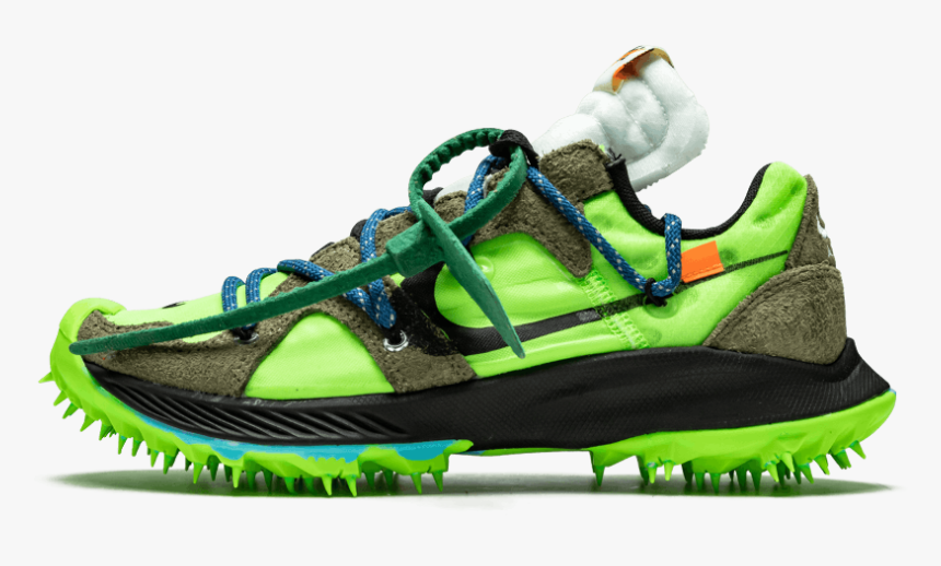 Nike X Off White Zoom Terra Kiger 5 Electric Green - Zoom Terra Kiger 5 Off White, HD Png Download, Free Download