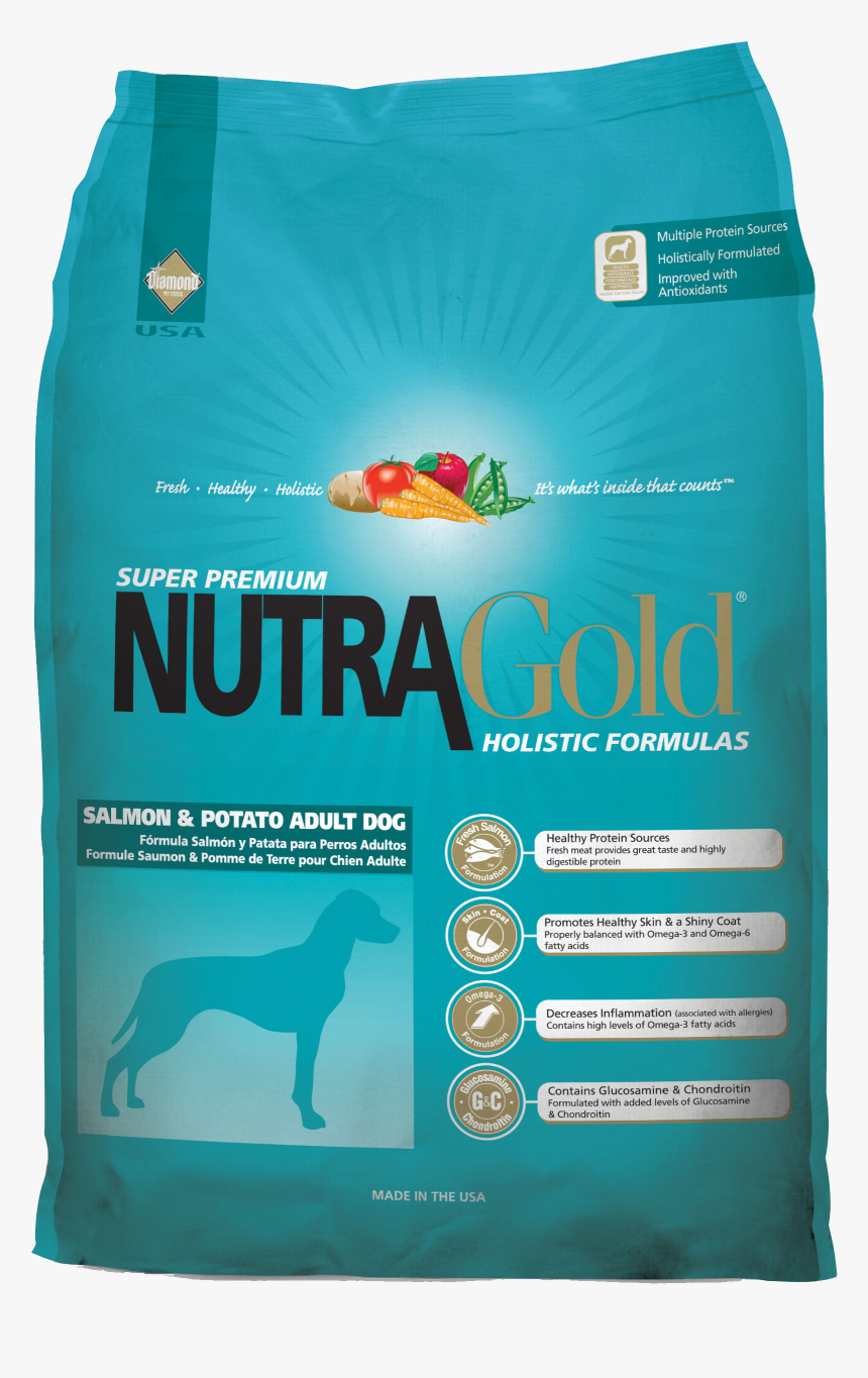 Nutragold Holistic Salmon & Potato Dry Dog Food - Nutra Gold Holistic Salmon & Potato, HD Png Download, Free Download