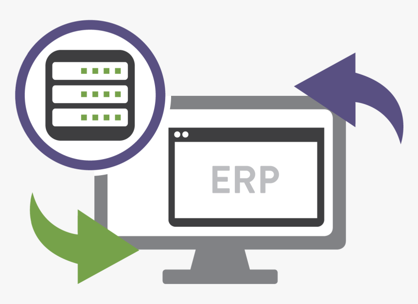 Accounting Information System Png - Erp System Integration Icon, Transparent Png, Free Download