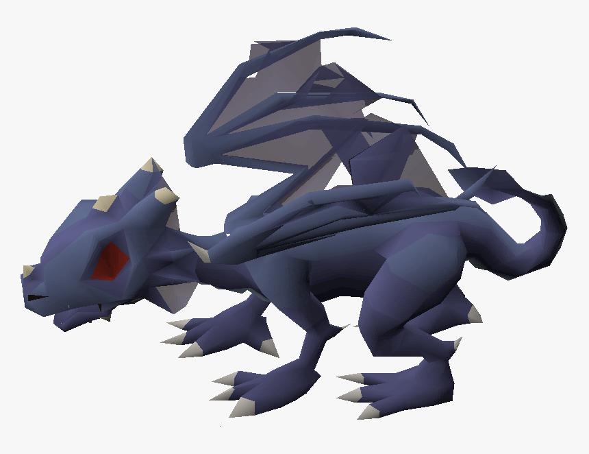 Old School Runescape Wiki - Baby Blue Dragon, HD Png Download, Free Download