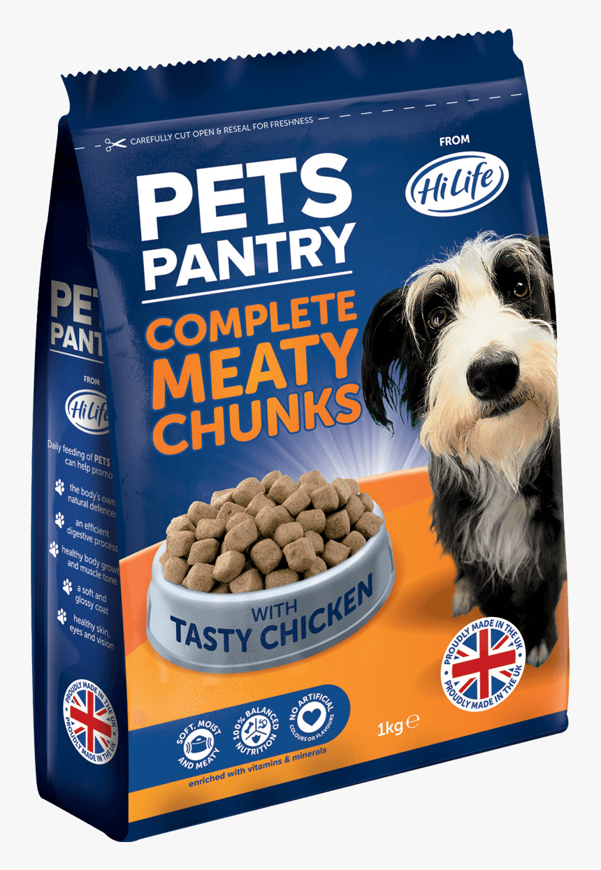 Pets Pantry From Hilife Complete Meaty Chunks With - Companion Dog, HD Png Download, Free Download