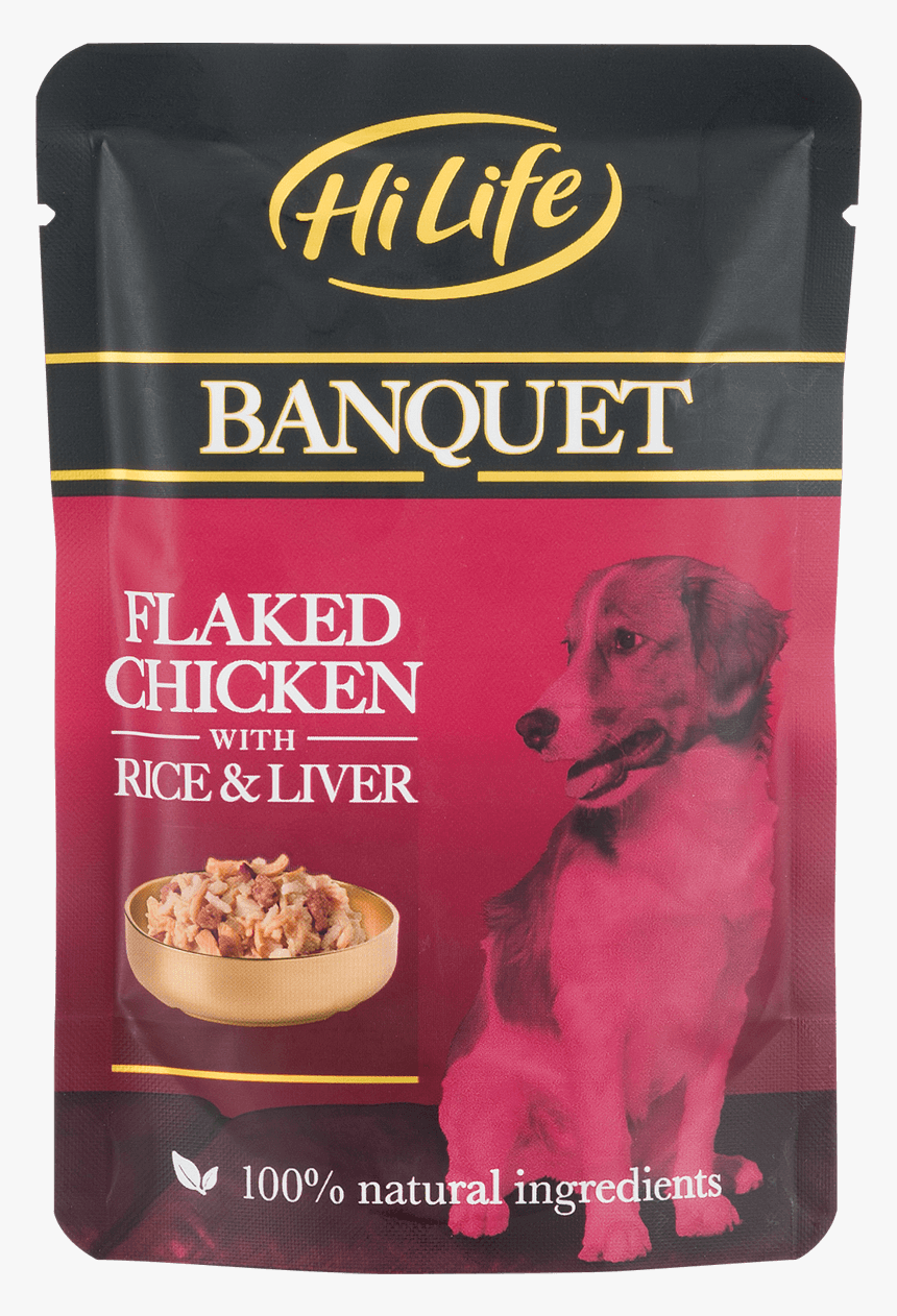 Hilife Banquet Flaked Chicken With Rice & Liver 100g - Hi Life Dog Food, HD Png Download, Free Download