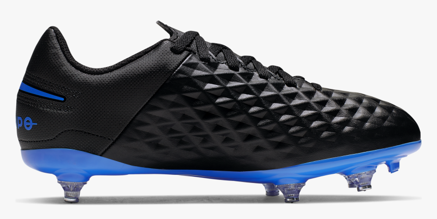 Nike Tiempo Legend 8 Club Black/blue Hero - Football Boot, HD Png Download, Free Download