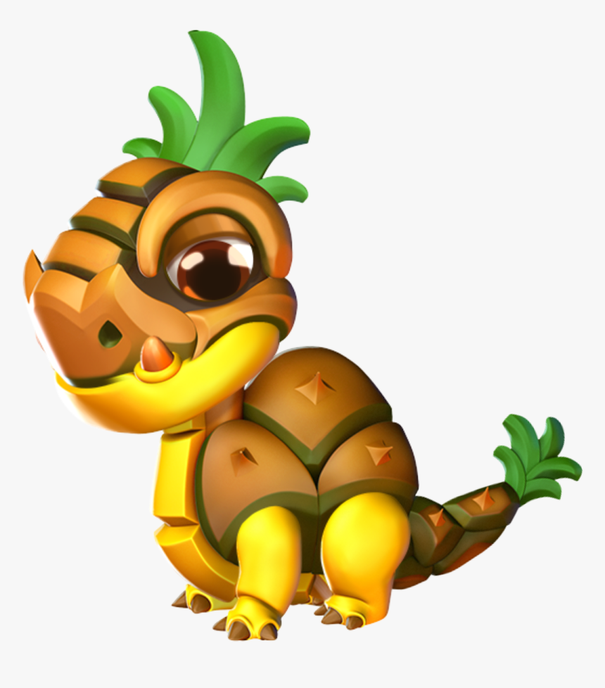 Pineapple Dragon Baby - Dragon Mania Legends Dragones Bebes, HD Png Download, Free Download