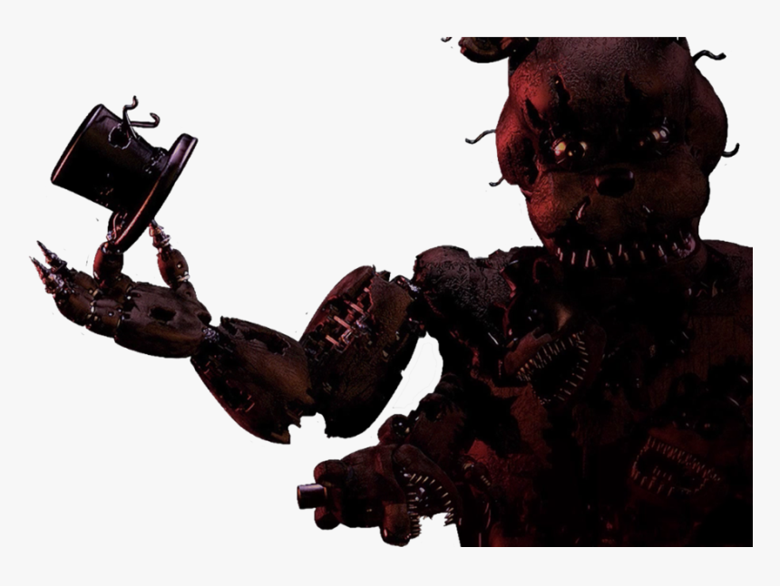 Nightmare Freddy Face - Fnaf 4 Nightmare Freddy Png, Transparent Png, Free Download