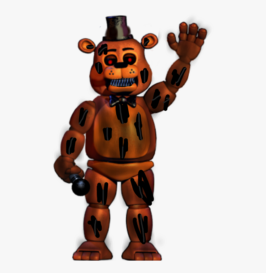 #fnaf #freetoedit #remixit Nightmare Toy Freddy - Nightmare Toy Freddy Png, Transparent Png, Free Download