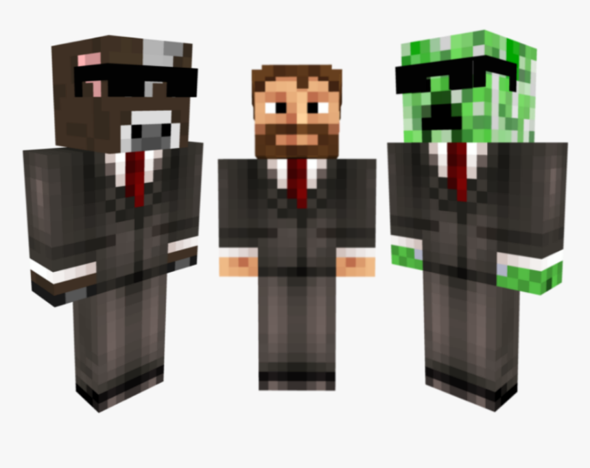 Minecraft Cow Png Minecraft Skin Black Glasses Transparent Png Kindpng