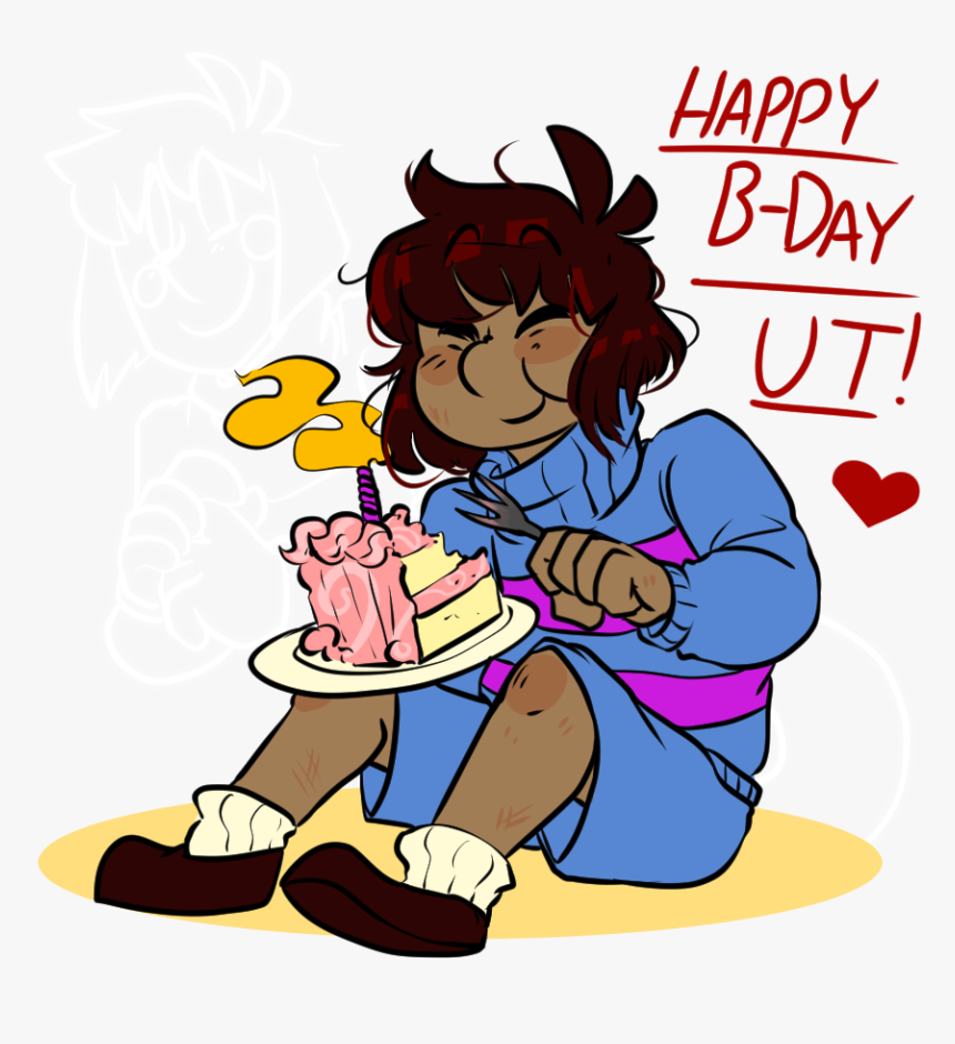 Happy Birthday Undertale - Cartoon, HD Png Download, Free Download