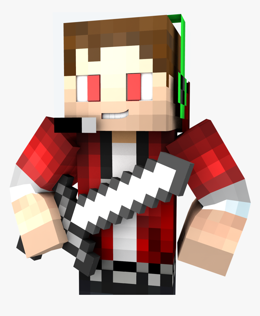 Transparent Minecraft Explosion Png - Red Render Skin Minecraft, Png Download, Free Download