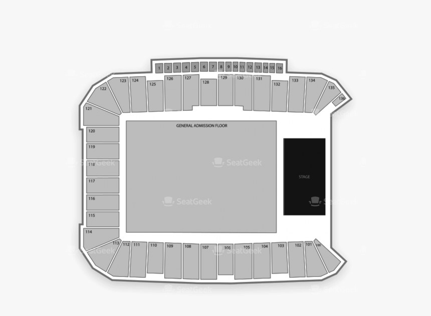 Dick"s Sporting Goods Park Seating Chart - Dicks Sporting Goods Park Section 120, HD Png Download, Free Download