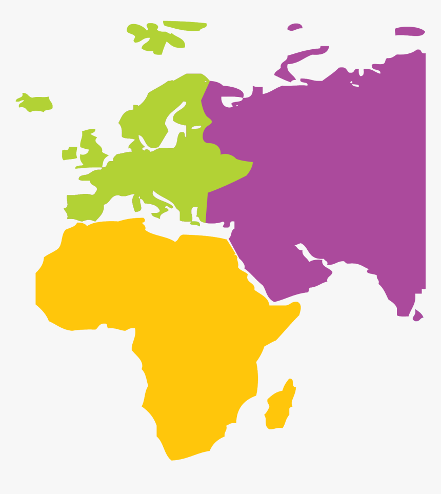 Hygiena Map - Africa Europe Middle East Map, HD Png Download, Free Download