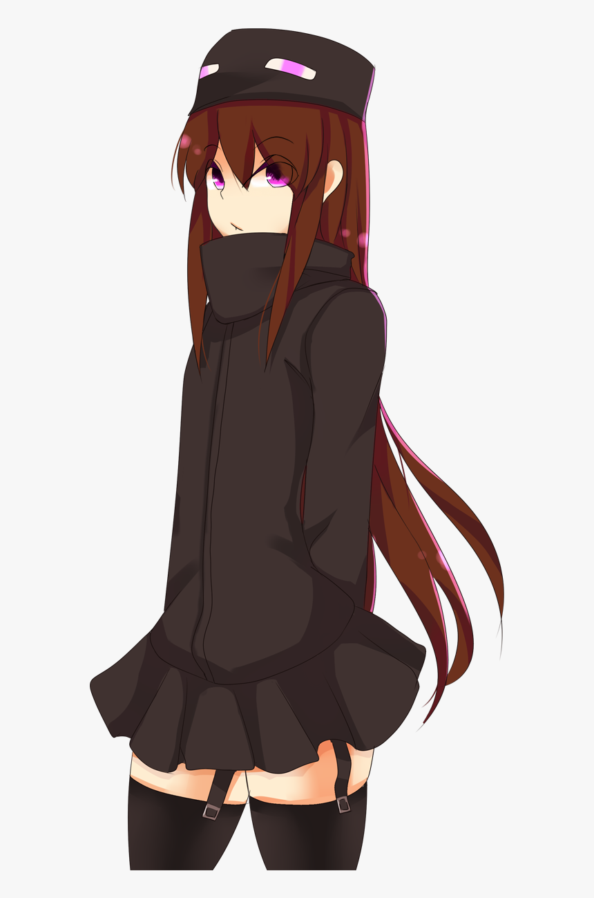 Everything Enderman Of D00m - Minecraft Anime Enderwoman, HD Png Download, Free Download