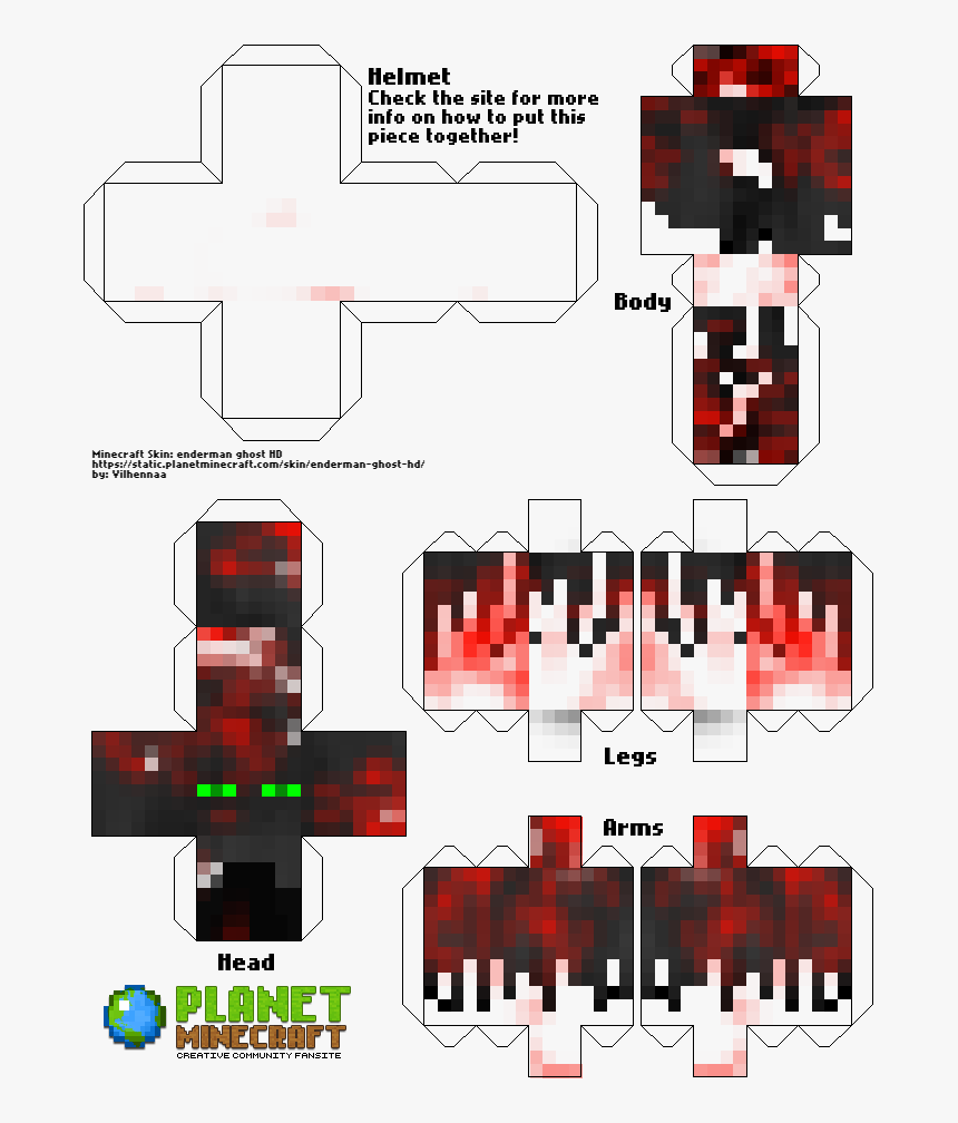 Minecraft Mini Papercraft Design, HD Png Download, Free Download