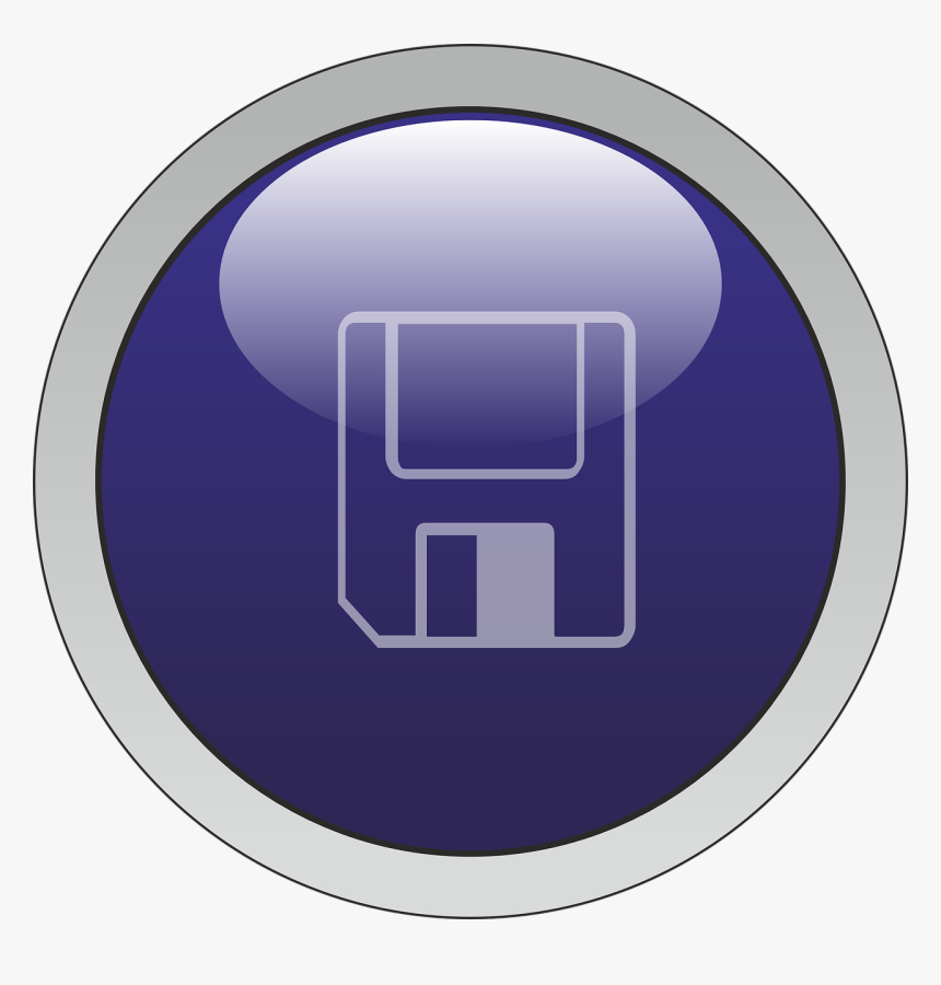 Admin, Button, Disk, The Button, Website - Data Button Icon, HD Png Download, Free Download
