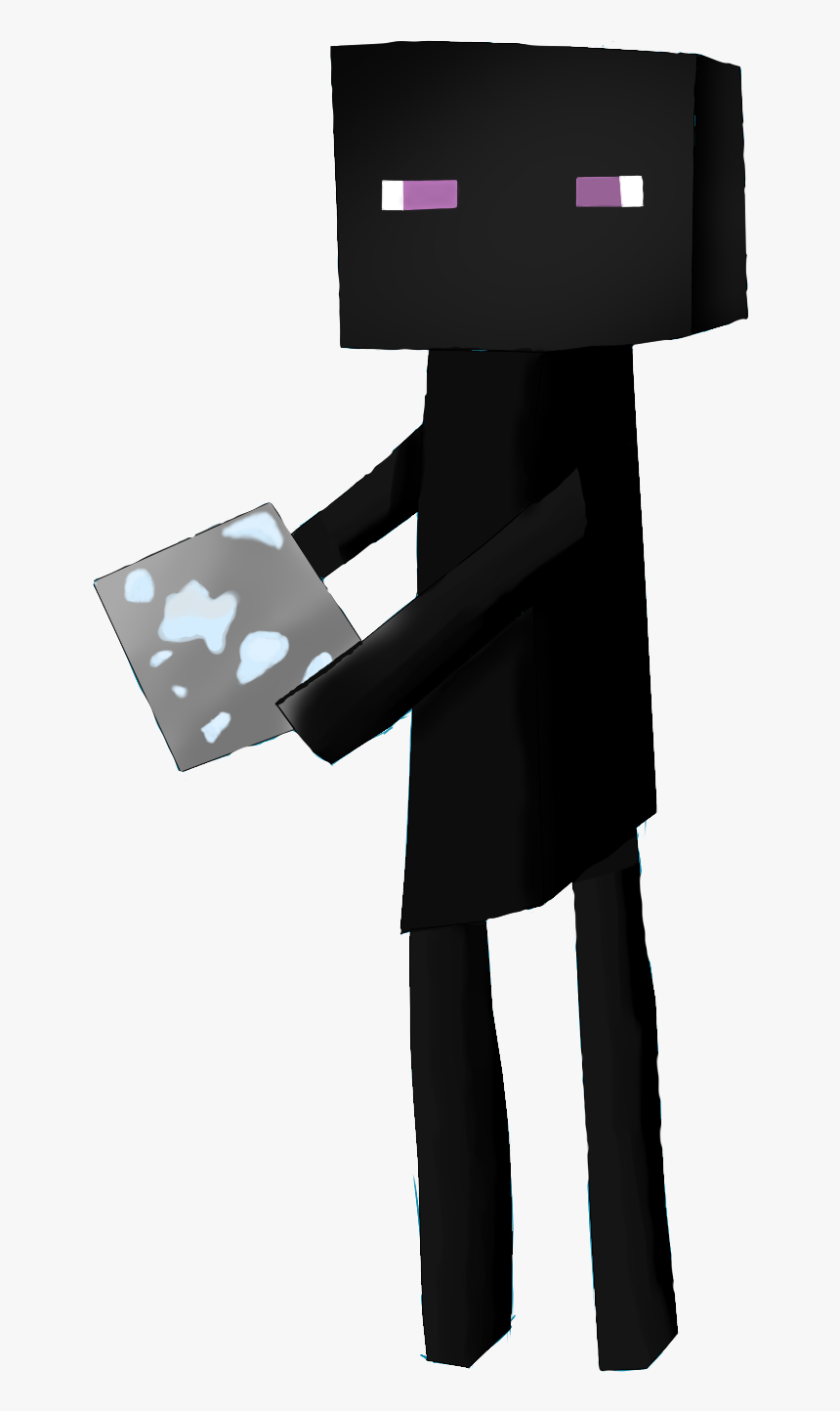 Minecraft Enderman Clipart - Minecraft Cartoon Mob Transparent, HD Png Download, Free Download