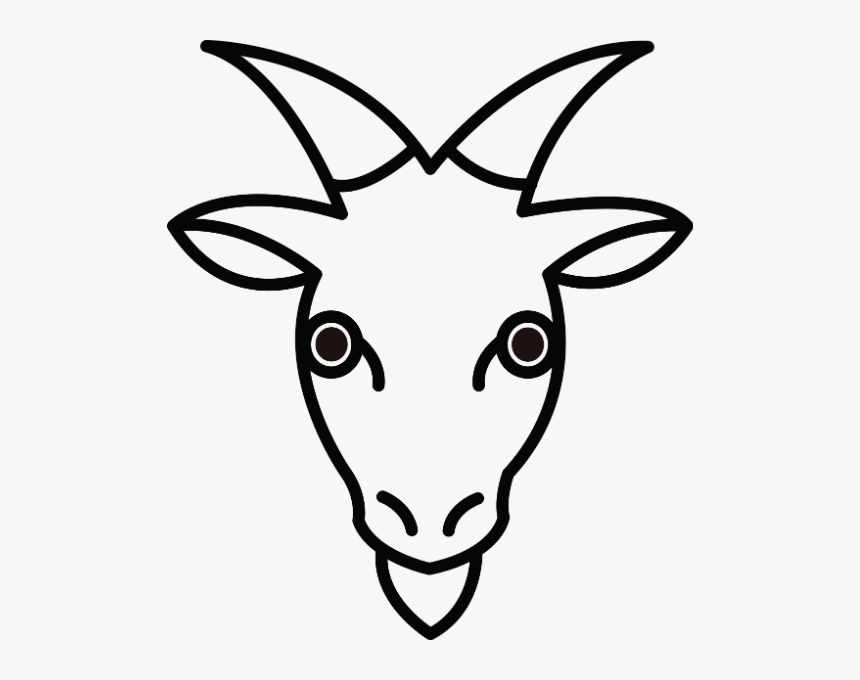 Goat Outline, HD Png Download, Free Download