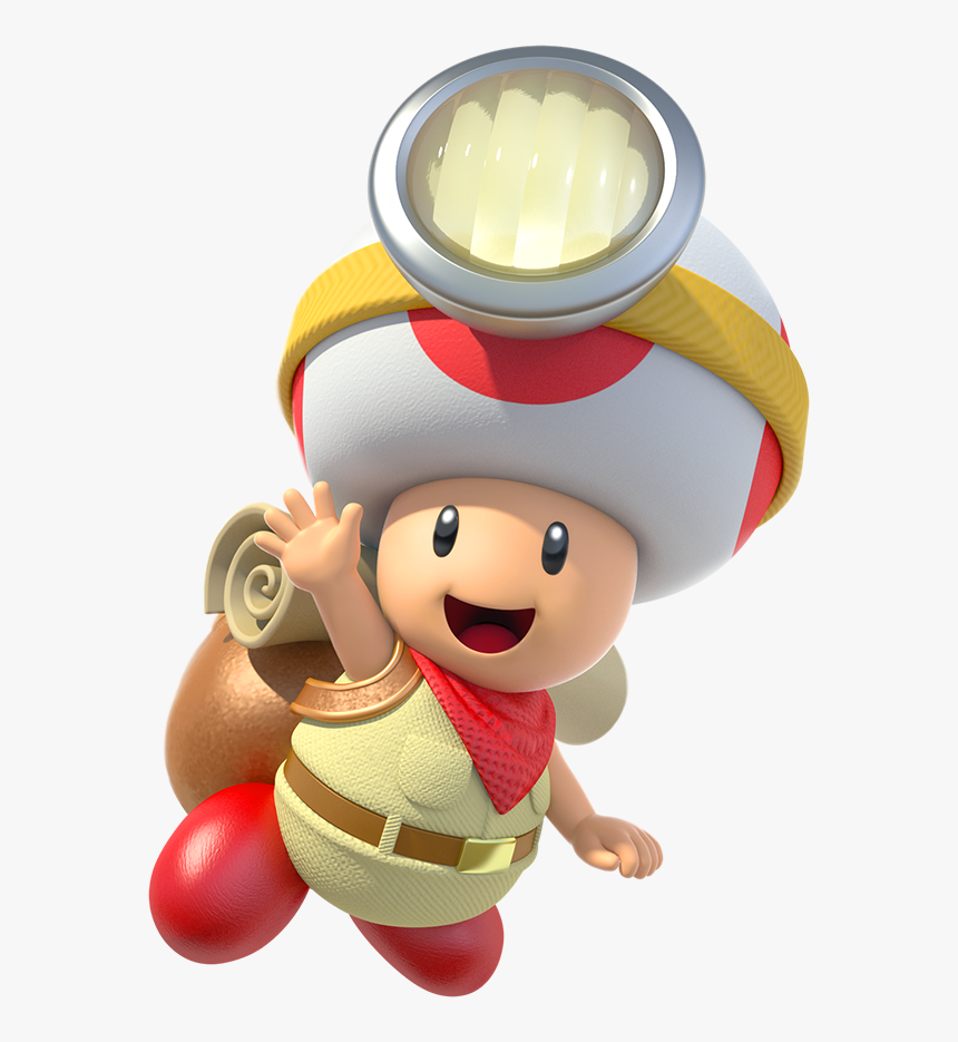 Captain Toad Png - Captain Toad Treasure Tracker Toad, Transparent Png, Free Download