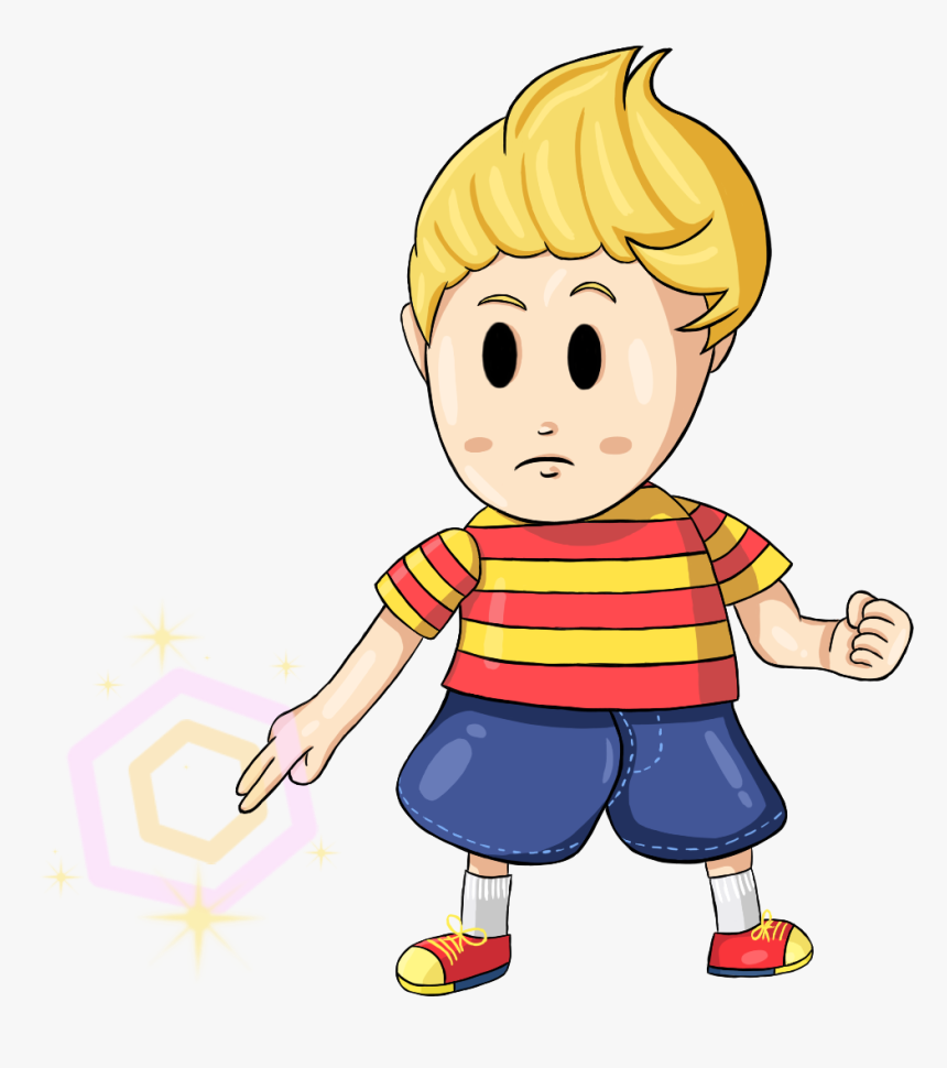 My Newly Created Lucas Png Smash Bros Character - Cartoon, Transparent Png, Free Download