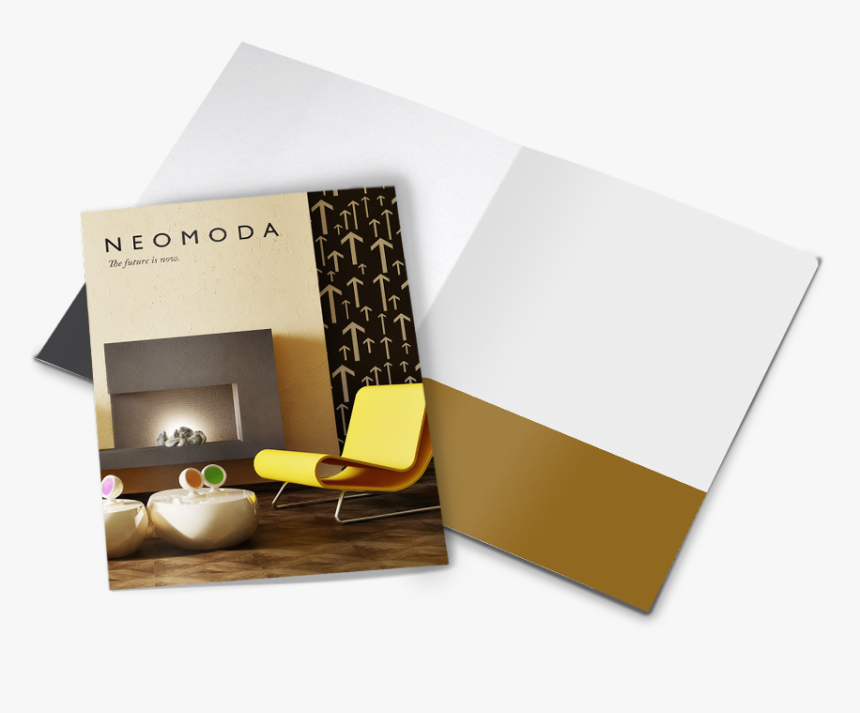 Pocket Folders 4/0 Uncoated - Chair, HD Png Download, Free Download