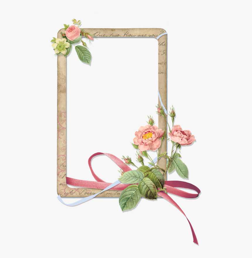 Transparent Flower Border Png - Wedding Card Templates Png, Png Download, Free Download