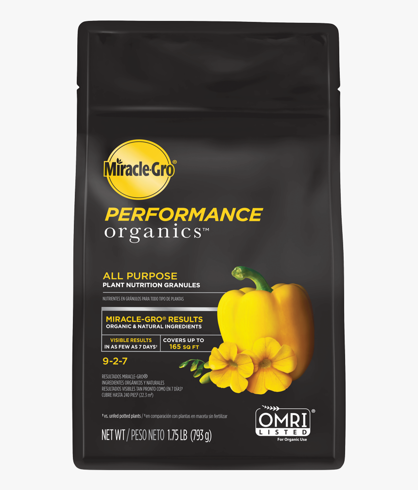 Miracle Gro Performance Organics, HD Png Download, Free Download