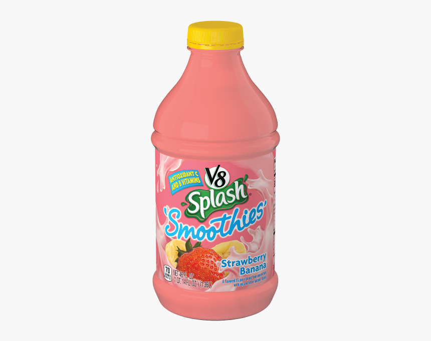 Fruit Juice 5png - V8 Splash Smoothies Strawberry Banana, Transparent Png, Free Download