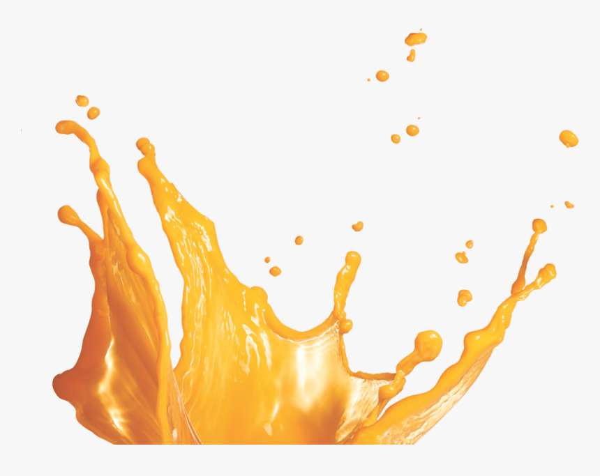 Splash - Orange Juice Splash Png, Transparent Png, Free Download