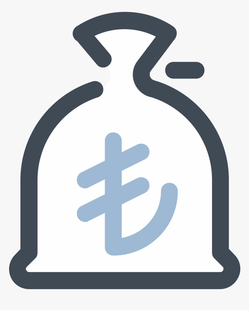 Money Bag Lira Icon - Portable Network Graphics, HD Png Download, Free Download