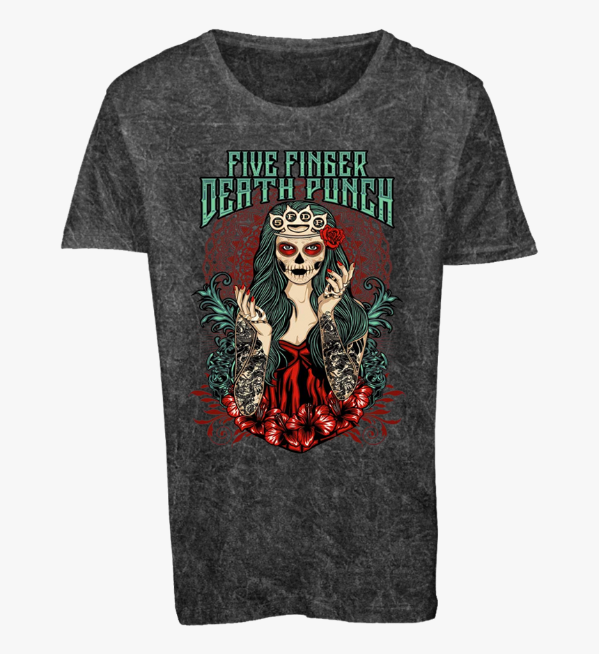 Lady Muerta Mineral Wash Tee - Harley Quinn, HD Png Download, Free Download