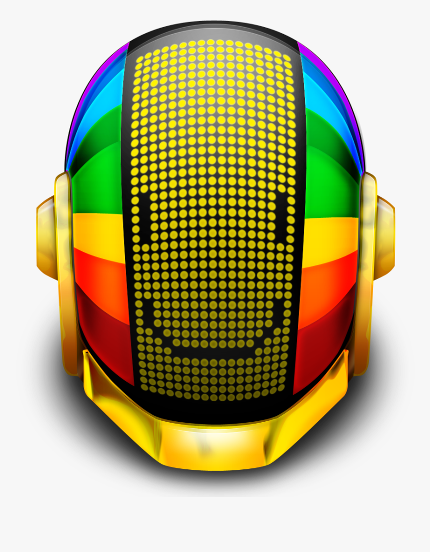 Smiley Png Picture - Daft Punk Helmet Front, Transparent Png, Free Download