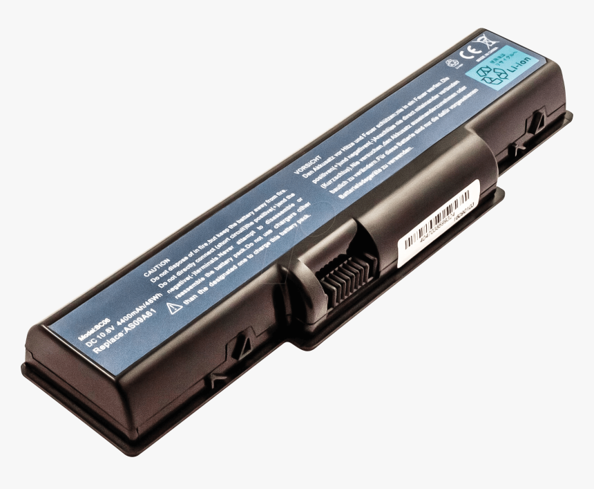 Laptop Battery For Acer, Li-ion, 4400 Mah Frei - Laptop Charger And Battery Png, Transparent Png, Free Download
