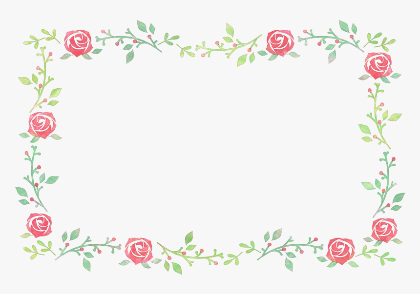 Flower Festival Watercolor Painting - Flower Frame Painting Png, Transparent Png, Free Download