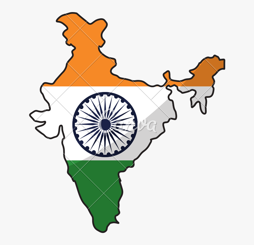 India Transparent Silhouette - Flag Of India, HD Png Download, Free Download