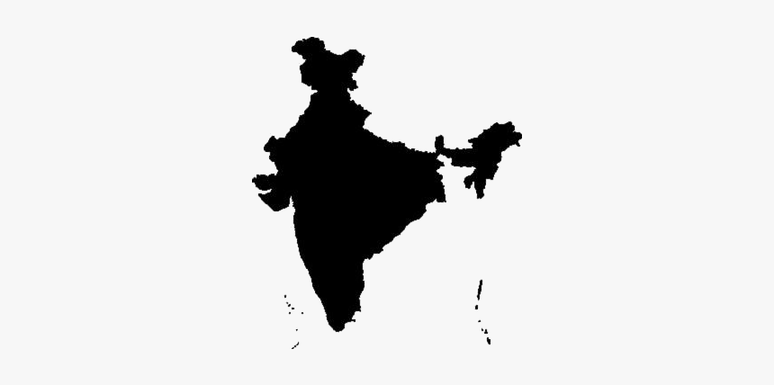 India Map Png Free Clipart - Map Of India With Maharashtra Highlighted, Transparent Png, Free Download