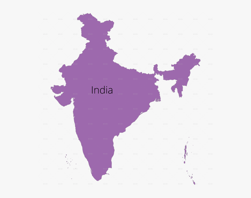 India Map Outline Png - India Map Vector Png, Transparent Png, Free Download