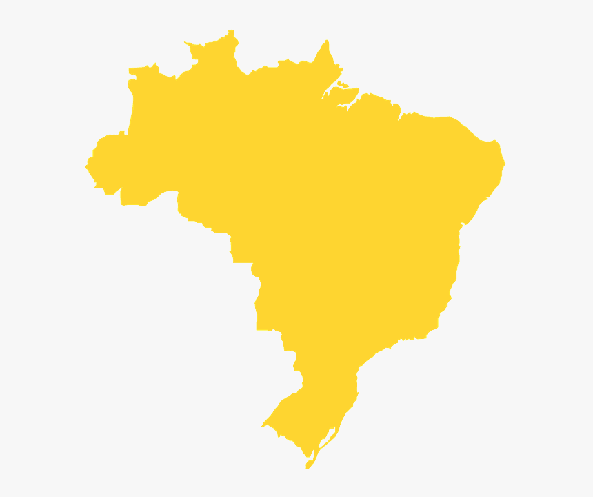 Brazil Map Presentation Background, HD Png Download, Free Download