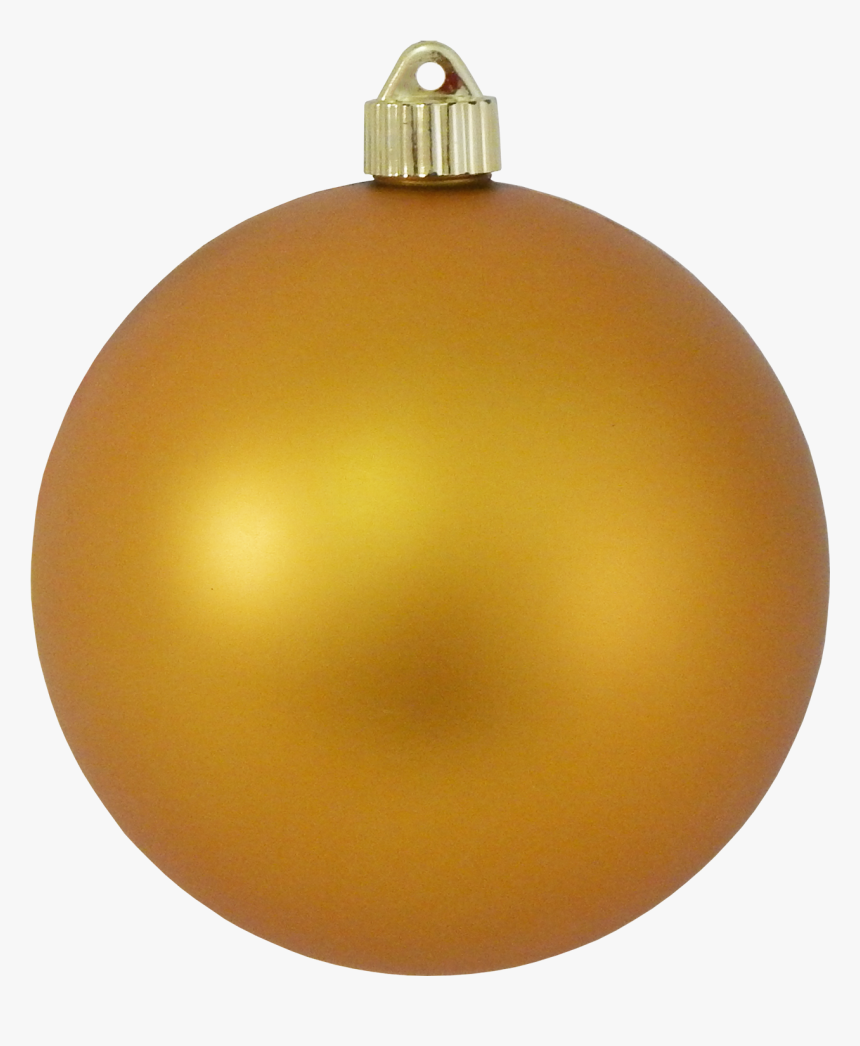 6 - Gold Christmas Ball Png, Transparent Png, Free Download