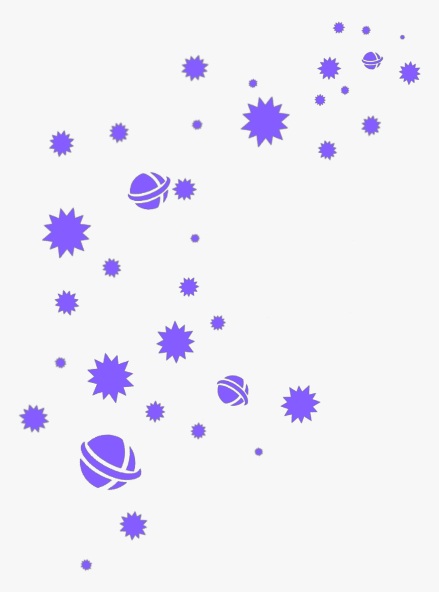 Stars Drawing Png - Purple Planets Drawing, Transparent Png, Free Download