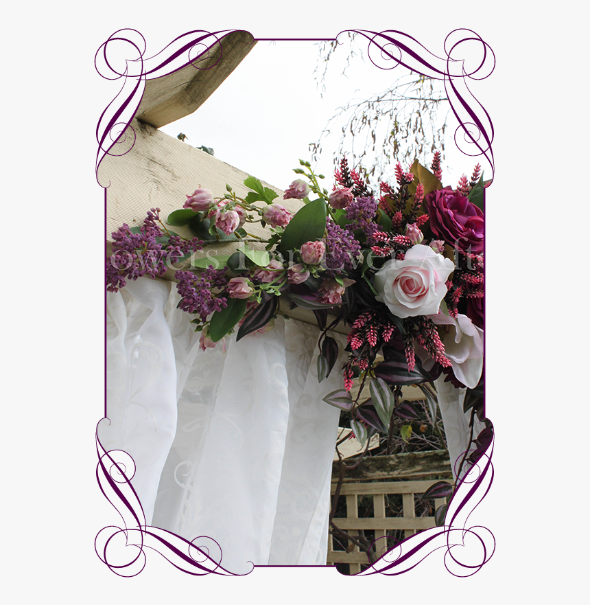 Clip Art Floral Garland Wedding - Flower Bouquet, HD Png Download, Free Download