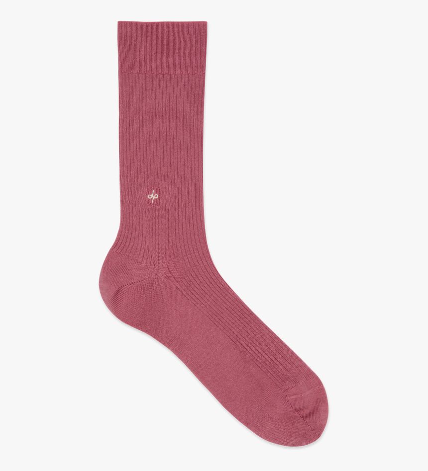 Dueple"s Pink Smoke Colored Left Sock - Sock, HD Png Download, Free Download